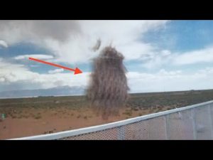 Interdimensional Being Manifests Over Double Vortex, 203 Documented UFO Sightings, On Scene